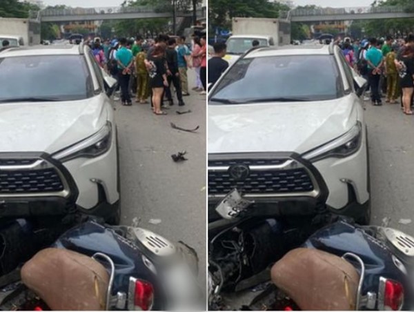 Nữ tài xế gây tai nạn liên hoàn ở Hà Nội