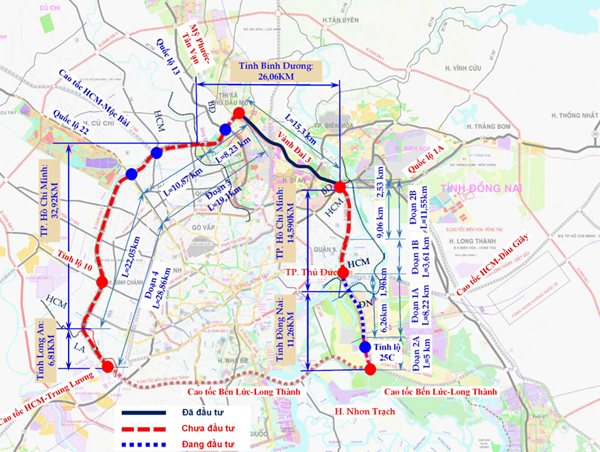 Nhập thêm cát nước ngoài để thi công đường Vành đai 3 TP Hồ Chí Minh