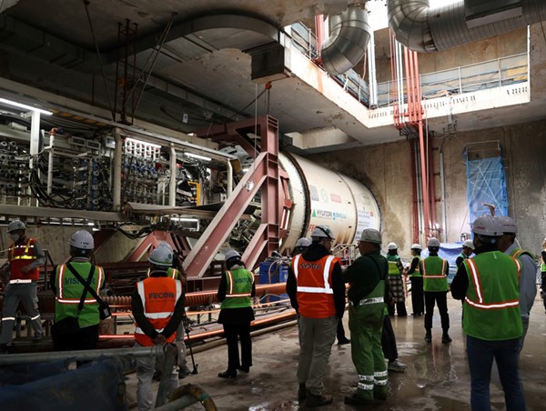 Chính thức vận hành song song 2 máy khoan hầm đường sắt đô thị