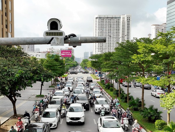 Camera xử lý vi phạm giao thông bao quát toàn Thủ đô