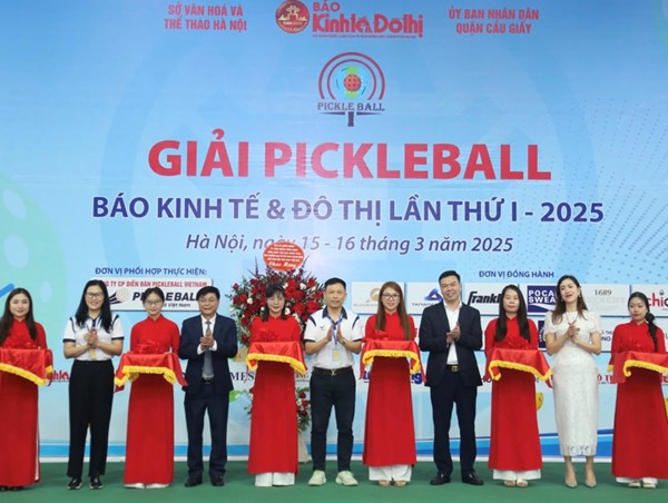 Khai mạc Giải “Pickleball Báo Kinh tế & Đô thị lần thứ I - 2025”
