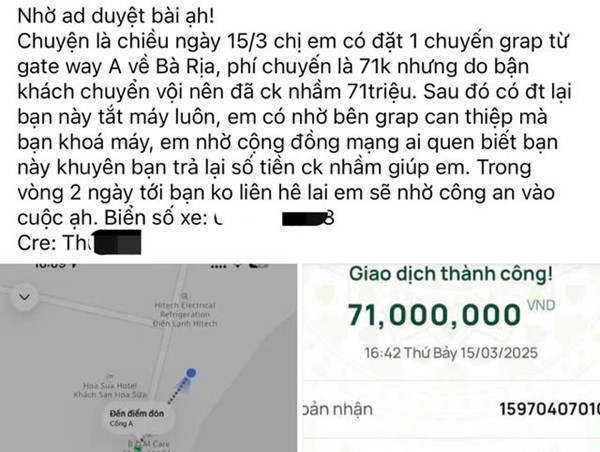 Từ vụ chuyển nhầm 71 triệu cho tài xế xe ôm: căn cứ để bồi thường tổn thất tinh thần