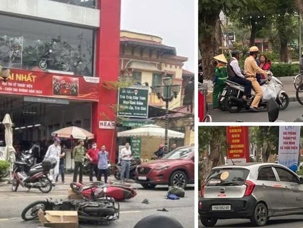 Cụ ông 84 tuổi ở Hải Phòng lái ô tô gây tai nạn liên hoàn