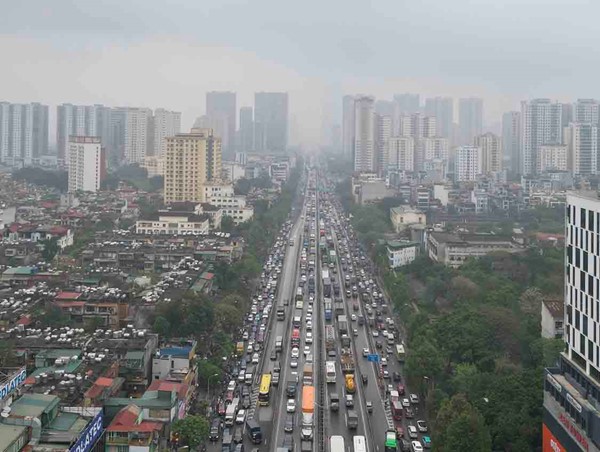 Cao tốc Pháp Vân - Cầu Giẽ ùn tắc kéo dài cả 2 chiều