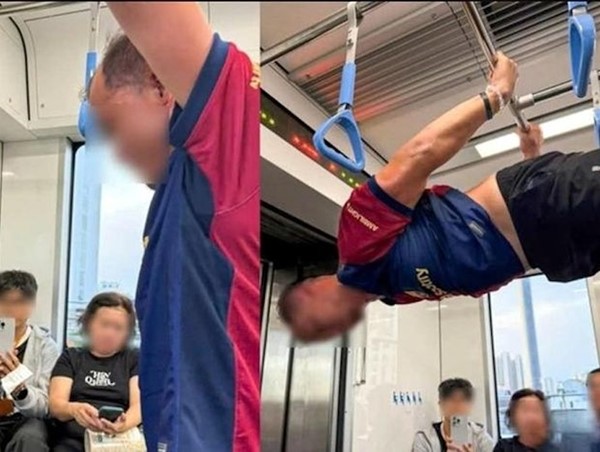 Đã xác minh được danh tính người đàn ông “hít xà đơn” trên metro số 1