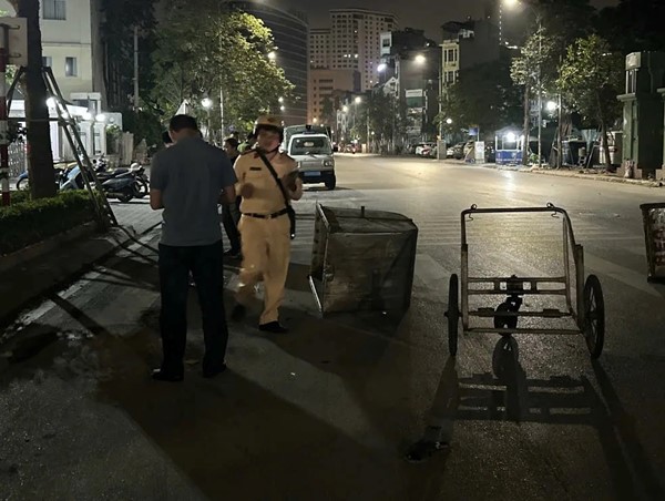 Truy tìm đối tượng tông công nhân môi trường tử vong