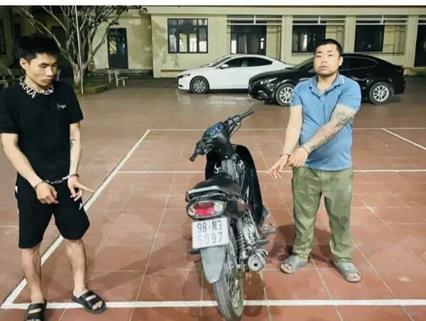 Bắc Giang: nhanh chóng bắt giữ 2 đối tượng trộm cắp xe máy tại chợ Bố Hạ