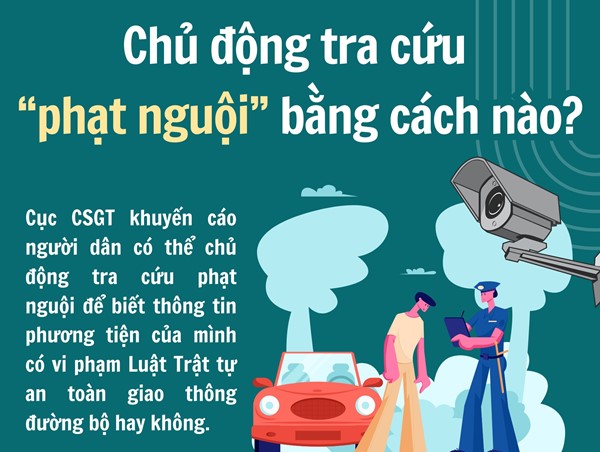 Người dân chủ động tra cứu “phạt nguội” bằng cách nào?