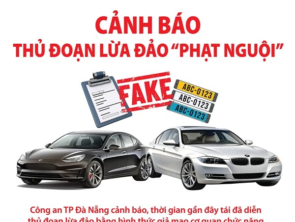 Cảnh báo thủ đoạn lừa đảo "phạt nguội"
