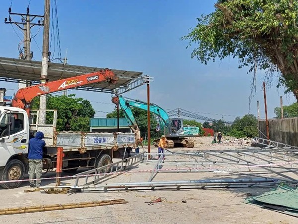 Huyện Phú Xuyên sẽ cưỡng chế thu hồi những thửa đất cuối cùng để thi công đường trục phía Nam