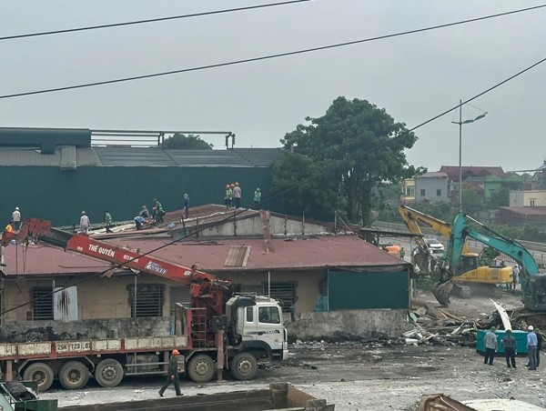 Huyện Phú Xuyên cưỡng chế thu hồi đất thi công dự án đường trục phía Nam thành phố