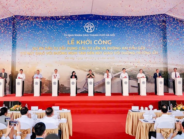 Hà Nội khởi công Dự án đầu tư xây dựng cầu Tứ Liên