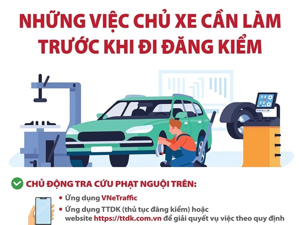 Lưu ý những việc chủ xe cần làm trước khi đi đăng kiểm