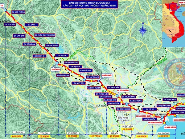 Khởi công tuyến đường sắt Lào Cai – Hà Nội – Hải Phòng vào ngày 19/12/2025 