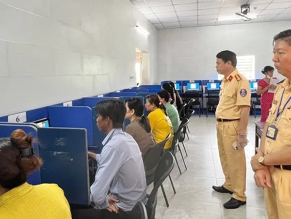 Công an Bình Dương và Bình Phước đã ổn định cho tổ chức sát hạch cấp giấy phép lái xe