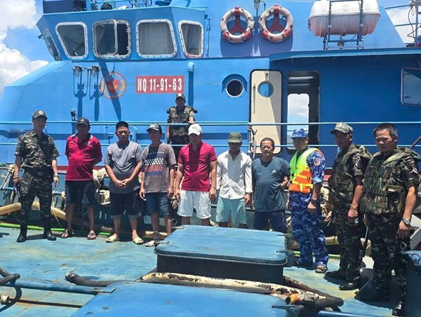 Bắt giữ 75m3 chất lỏng nghi là dầu DO, trị giá hàng vi phạm khoảng 1,3 tỷ đồng