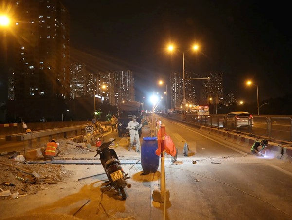 Hà Nội: khẩn trương sửa chữa Vành đai 3 trên cao