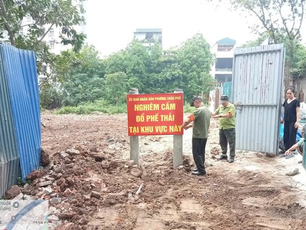 Quận Hoàng Mai hoàn thành xử lý bãi xe vi phạm