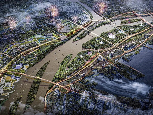 Văn Phú - Đèo Cả đề xuất dự án Đại lộ cảnh quan ven sông Hồng