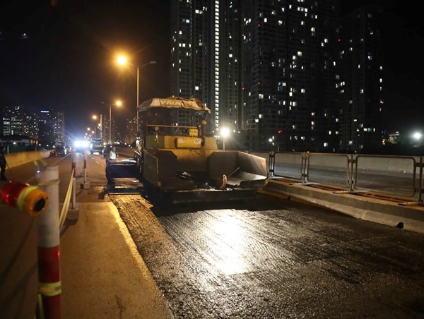 Tổ chức lại giao thông đường Vành đai 3 để sửa chữa