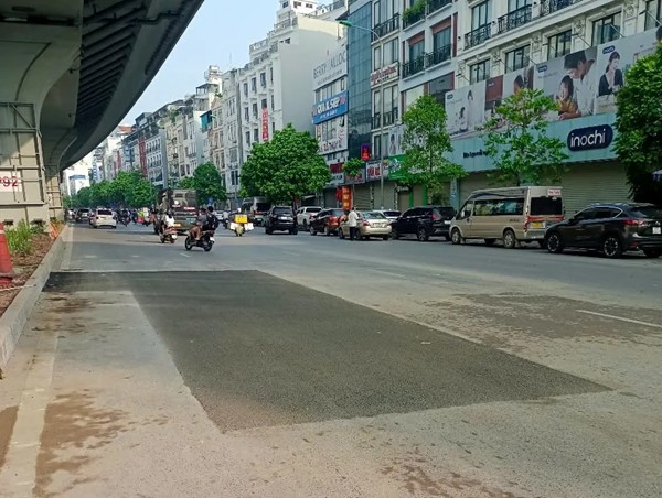 Hà Nội: đã khắc phục xong hiện tượng hố tử thần trên đường Trường Chinh