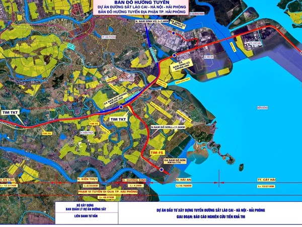 Hải Phòng: đẩy nhanh tiến độ dự án đường sắt Lào Cai - Hà Nội - Hải Phòng