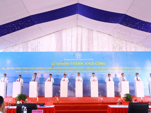 Khởi công cầu Vân Phúc tại cửa ngõ Tây Bắc Hà Nội