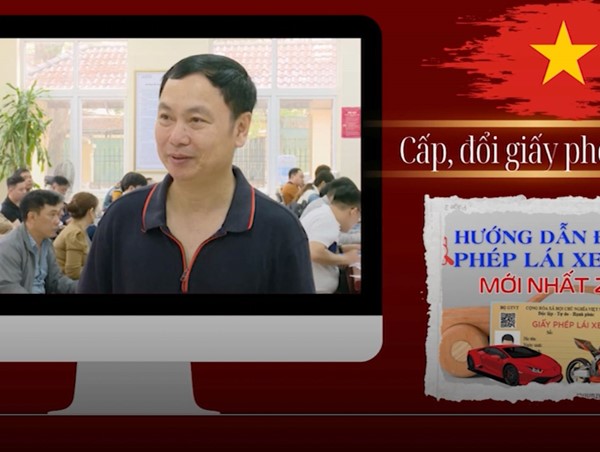 Ghi nhận tại quận đầu tiên ở Hà Nội được cấp, đổi giấy phép lái xe