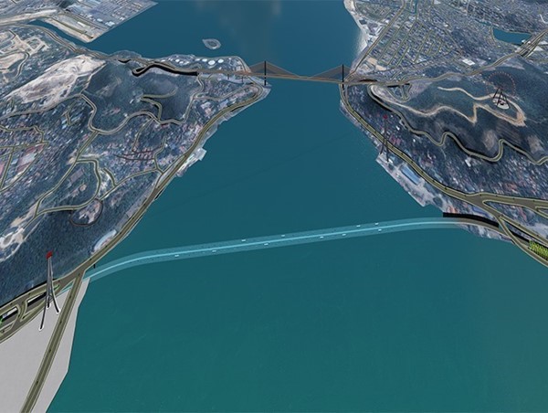 Vẫn dự kiến làm hầm đường bộ qua cửa vịnh Cửa Lục