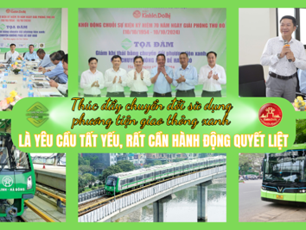 Chuyển đổi giao thông xanh – Cần hành động quyết liệt, thực chất