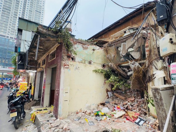 Cận cảnh tuyến phố Nguyễn Tuân trước ngày cưỡng chế GPMB thực hiện dự án