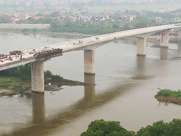 Dự kiến thông xe cầu Bến Mới nối Nam Định - Ninh Bình vào cuối năm 2024