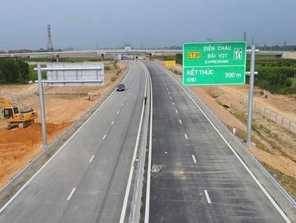 Dự kiến thu phí cao tốc Diễn Châu - Bãi Vọt từ tháng 12/2024
