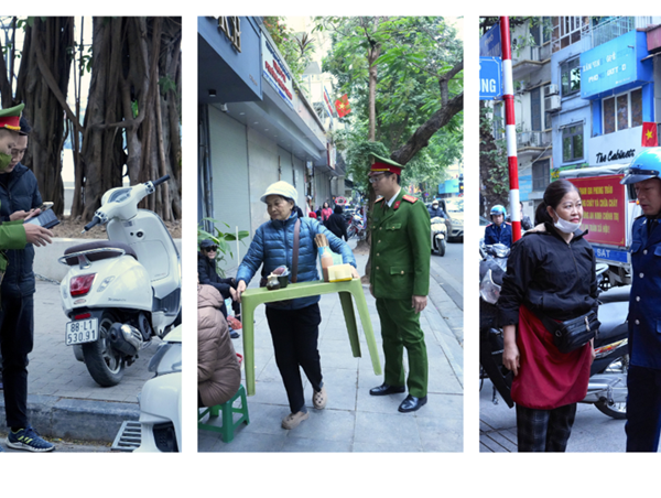 Ban chỉ đạo 197 phường Quán Thánh: Ra quân bảo đảm văn minh đô thị phục vụ Nhân dân đón Tết