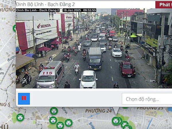 Người dân TP Hồ Chí Minh có thể xem camera giao thông và hỏi đáp trực tuyến