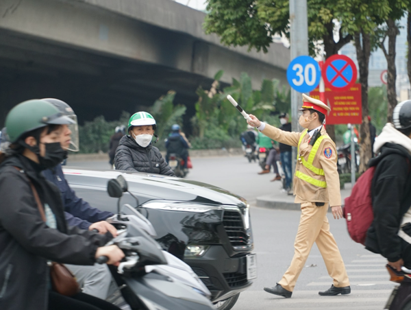 Hà Nội phân luồng giao thông ra vào nội đô theo 6 hướng dịp Tết