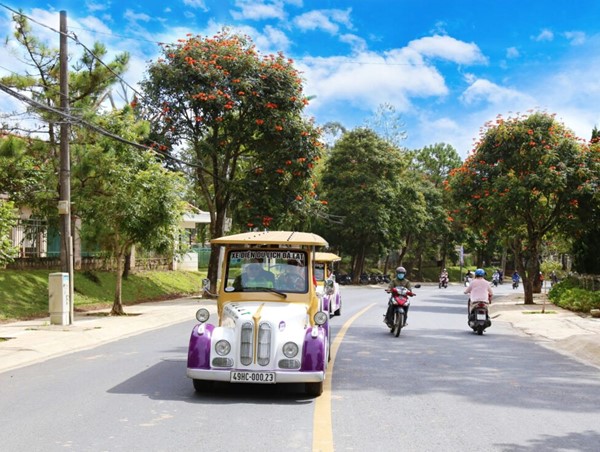 Đà Lạt: Xe điện chở khách du lịch tạm ngưng hoạt động từ 15/2/2025