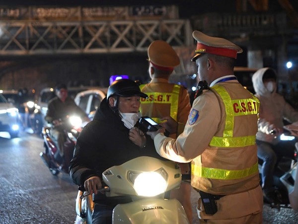 Hơn 10.000 tài xế vi phạm nồng độ cồn trong 6 ngày nghỉ Tết