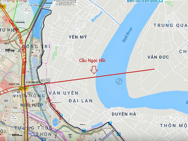 Kiến nghị Thủ tướng giao Hà Nội thực hiện dự án xây dựng cầu Ngọc Hồi