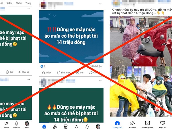 Hà Nội: Thông tin dừng xe mặc áo mưa bị phạt 14 triệu đồng là thiếu chính xác