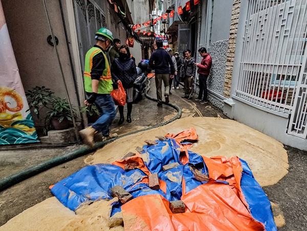 Hà Nội khắc phục sự cố do khoan hầm đường sắt đô thị