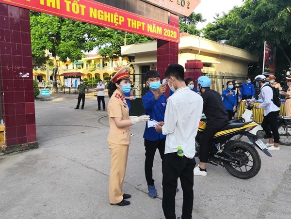 Bảo đảm trật tự an toàn giao thông kỳ thi tốt nghiệp THPT 2021