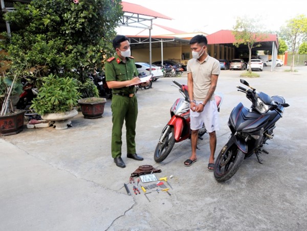 Bắt đối tượng trộm cắp xe máy liên tỉnh