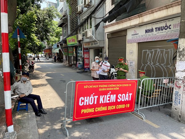 Quận Hoàn Kiếm: Điều chỉnh cách ly y tế một số khu vực phường Chương Dương