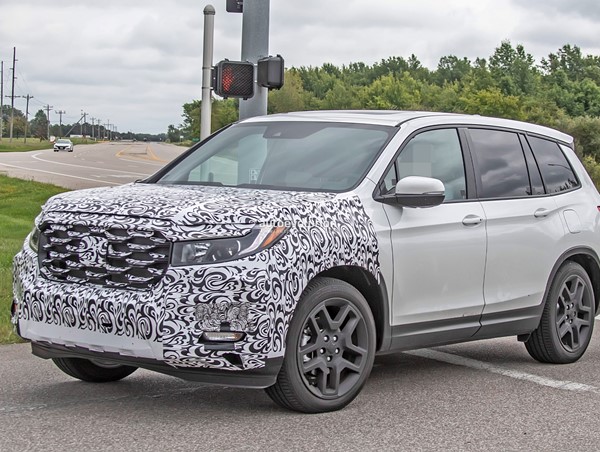 Xuất hiện mẫu SUV Honda Passport mới trong các bài kiểm tra thử nghiệm