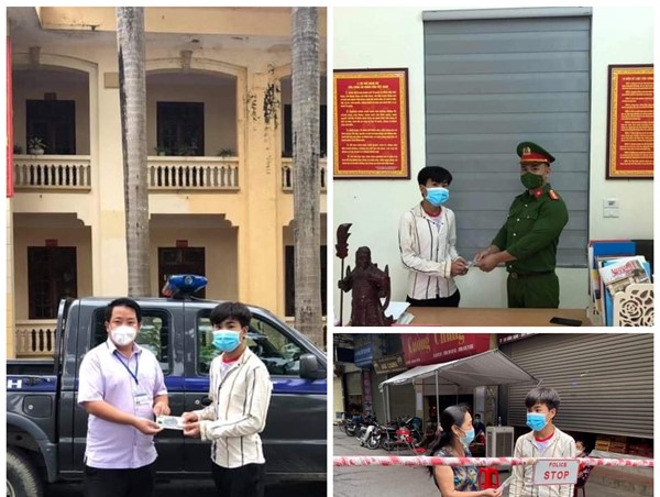 Hà Nội: Thanh niên người dân tộc đi bộ về Lào Cai được Công an và người dân giúp đỡ