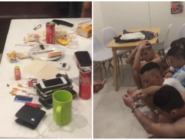 Hà Nội: Bắt quả tang 9 thanh niên mở tiệc ma tuý trong căn hộ cao cấp