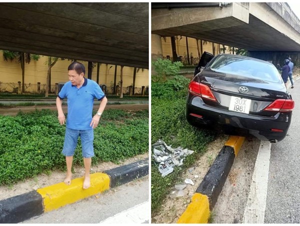 [Clip] Ô tô Camry tông xe máy, kéo lê hàng trăm mét trên đường cao tốc Hà Nội – Bắc Giang