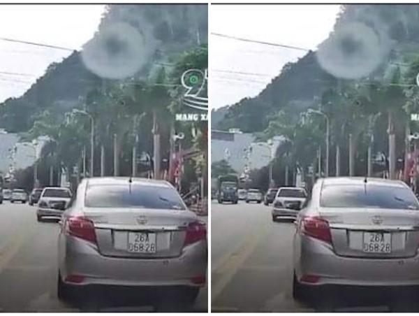 [Clip] Chuyển làn bất ngờ, nam thanh niên va chạm với xe máy chiều ngược lại