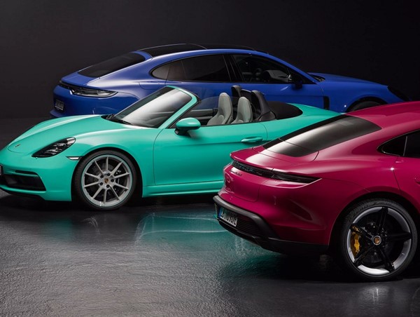 Porsche's Paint to Sample sẽ có hơn 160 mẫu màu lựa chọn